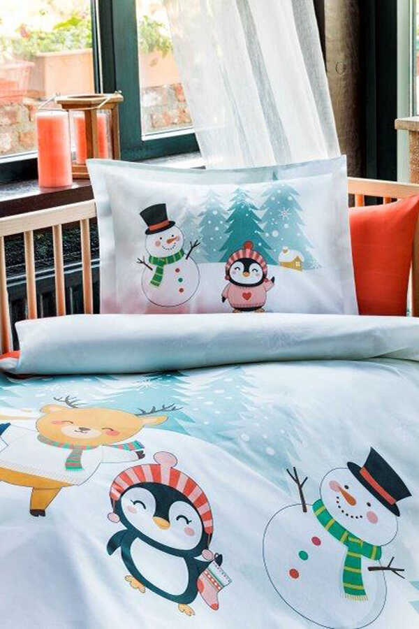 NEV.TK KISLIK FL BEBE KRZ WINTER FRIENDS Bebek Kışlık Nevresim Takımı